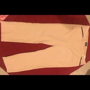 Express: Beige Editor Barely Boot Pants